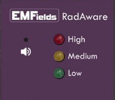 RadAware Alarm indications