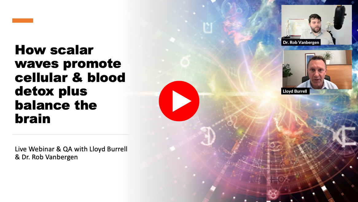 How scalar waves promote cellular & blood detox plus balance the brain