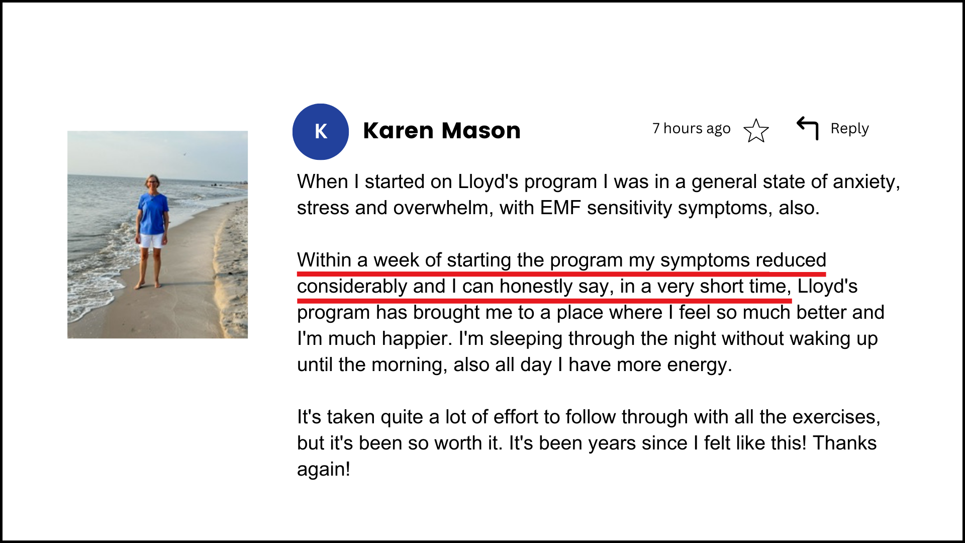 Review for Karen Mason